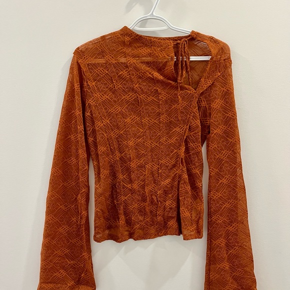 NWOT Free People Selena Lace Top - Picture 2 of 7